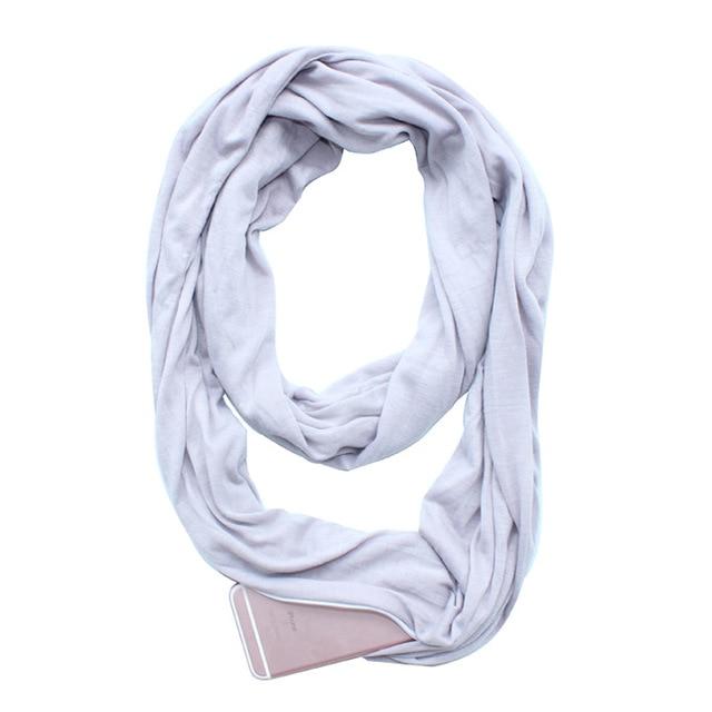 Multi-Way Infinity Scarf with Pocket