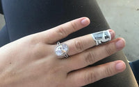 Thumbnail for Oval Cut 6ct CZ Ring