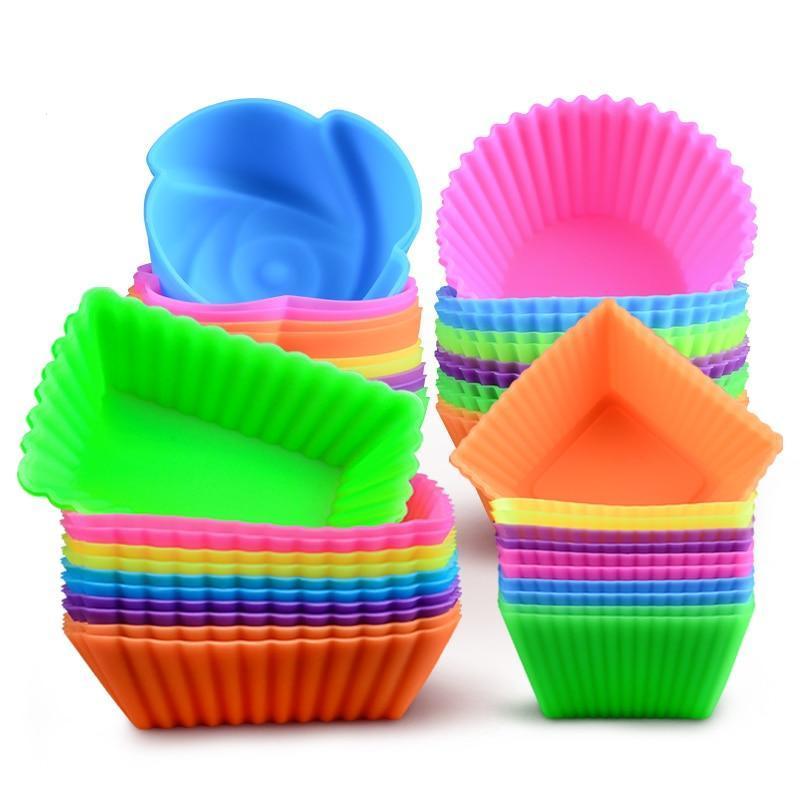 Silicone Cake Baking Molds (6 pcs)