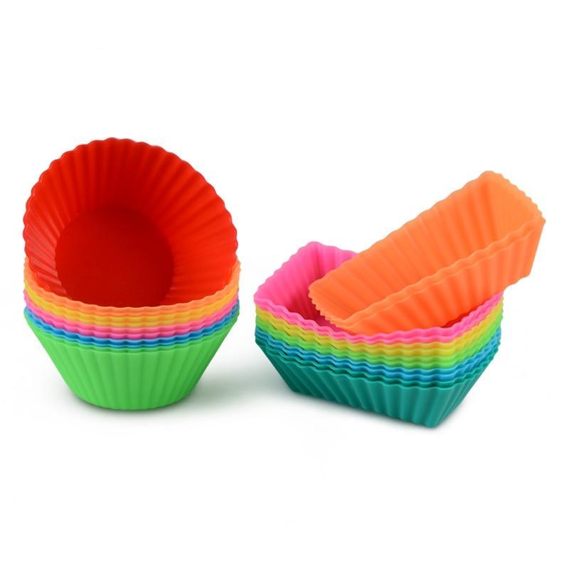 Silicone Cake Baking Molds (6 pcs)