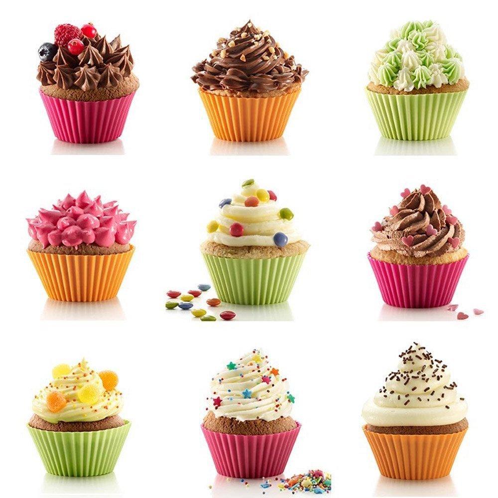 Silicone Cake Baking Molds (6 pcs)
