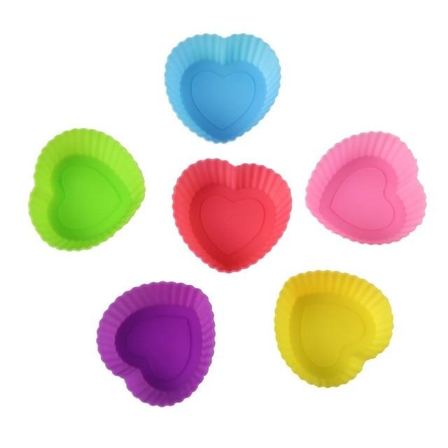 Silicone Cake Baking Molds (6 pcs)