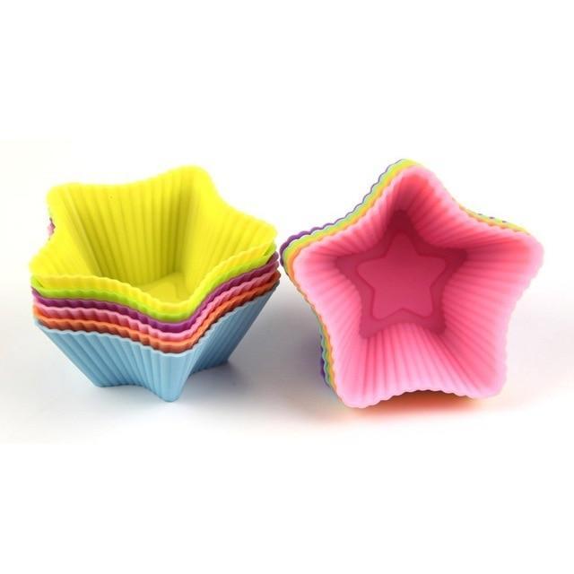 Silicone Cake Baking Molds (6 pcs)