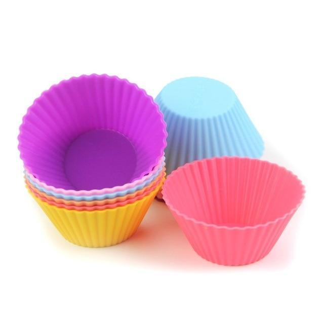 Silicone Cake Baking Molds (6 pcs)