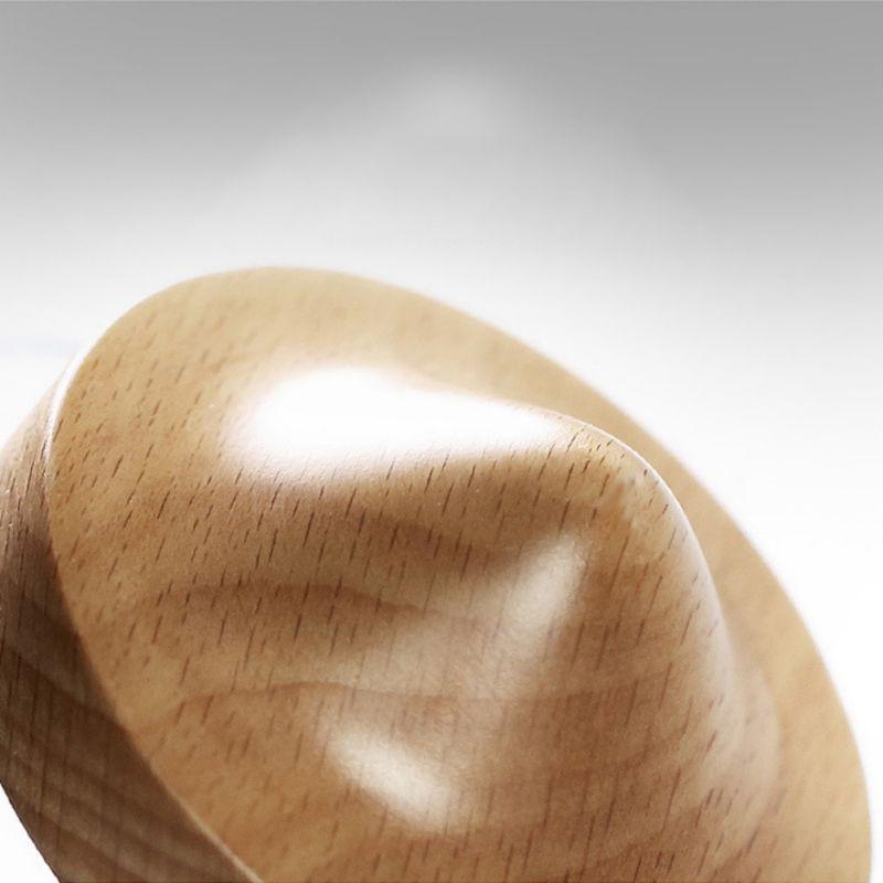 Small Mountain Glass Wooden Base PeekWise