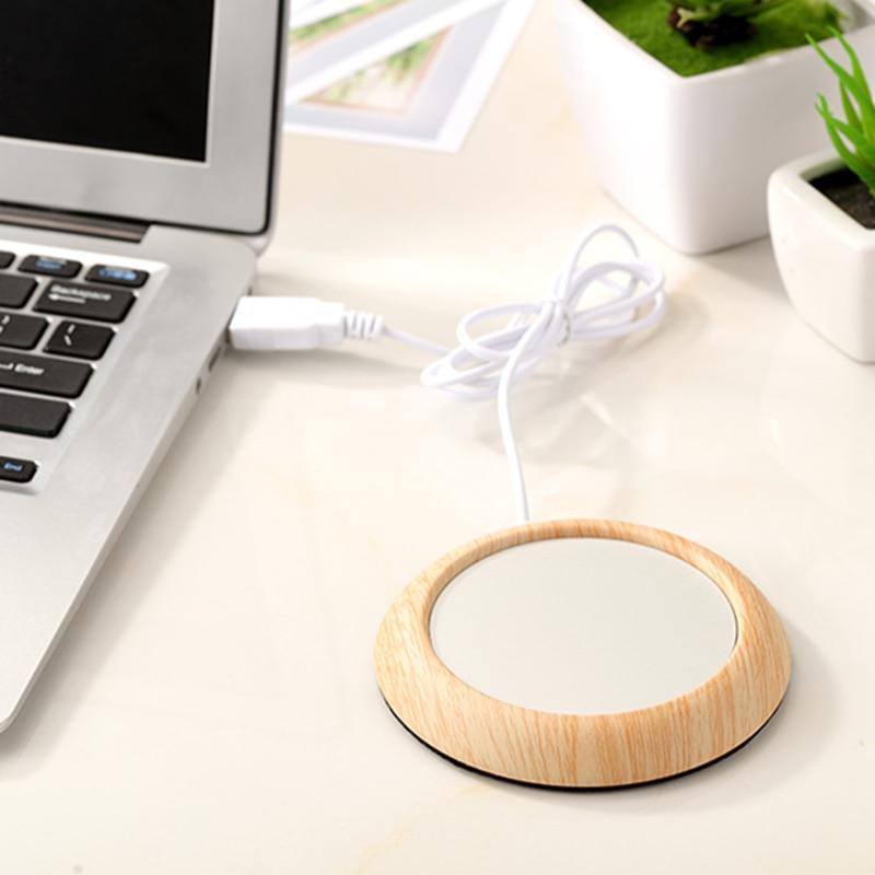 USB Cup Warmer - Wood Grain