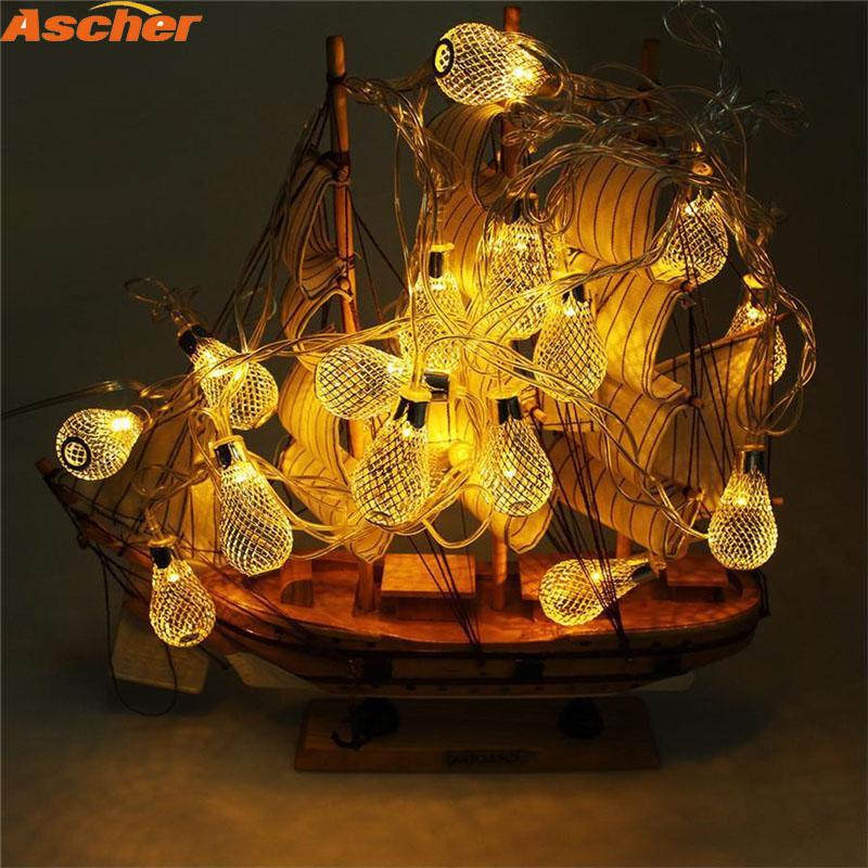 Metal Mesh Garland String Light PeekWise