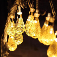 Thumbnail for Metal Mesh Garland String Light PeekWise