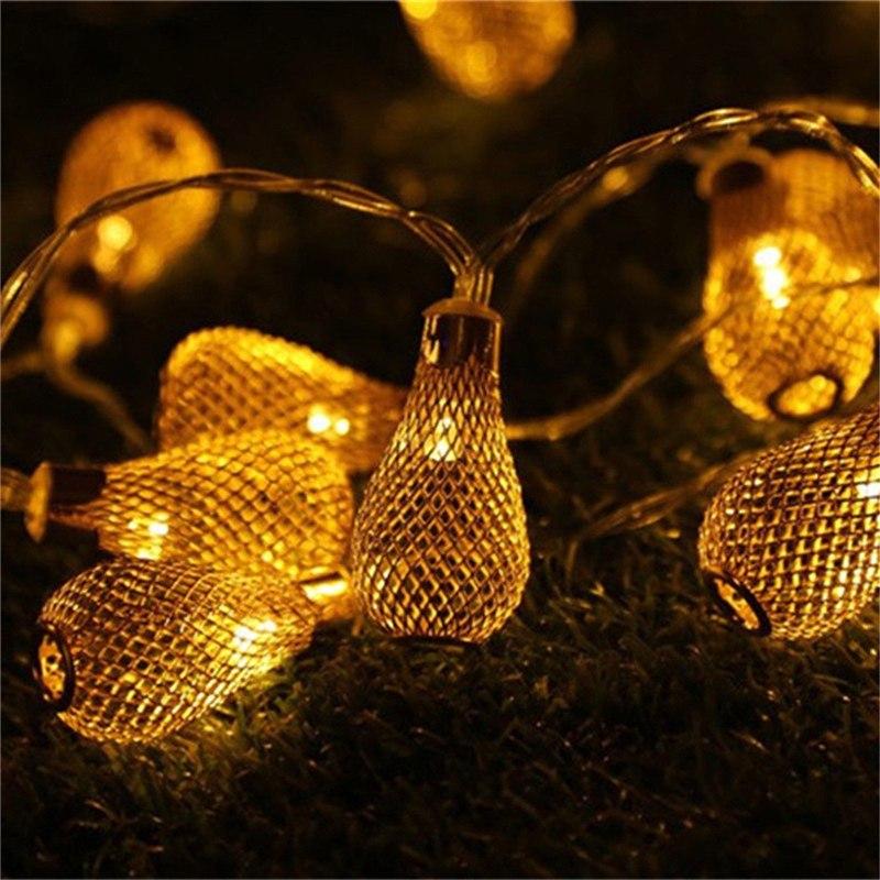 Metal Mesh Garland String Light PeekWise
