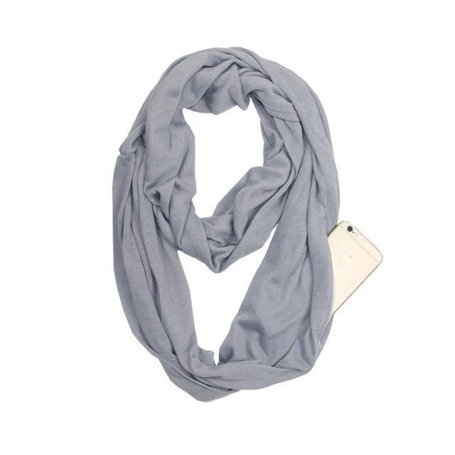 Infinity Scarf with Hidden Pocket