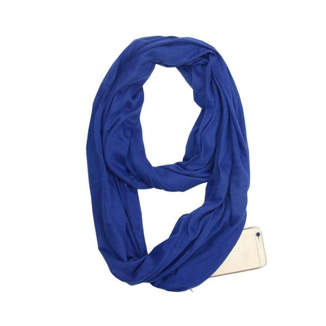 Infinity Scarf with Hidden Pocket