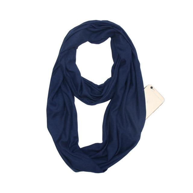 Infinity Scarf with Hidden Pocket
