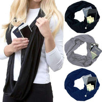 Thumbnail for Infinity Scarf with Hidden Pocket