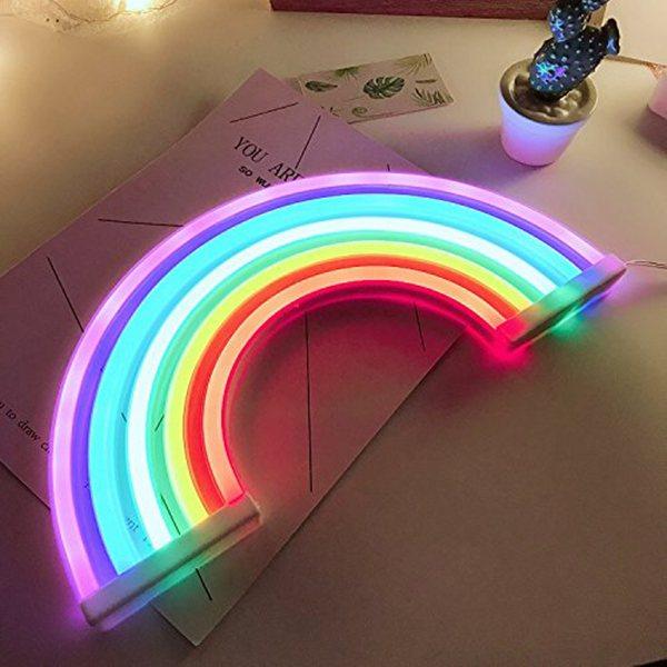 Rainbow Neon Sign PeekWise