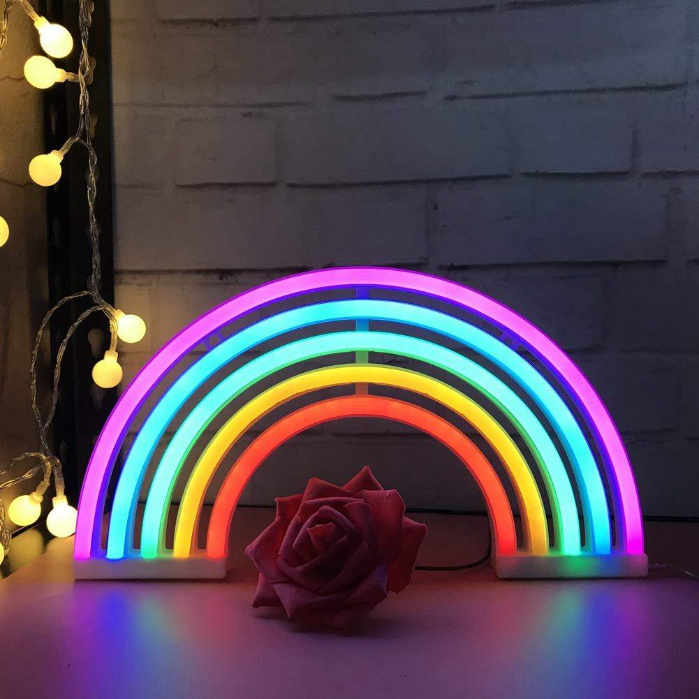 Rainbow Neon Sign PeekWise