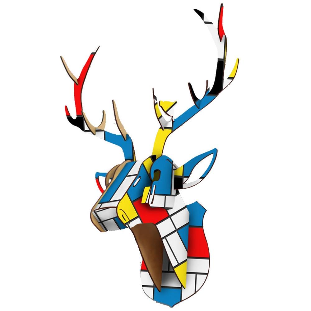 DIY Wall-Mounted Wooden Deer Head PeekWise