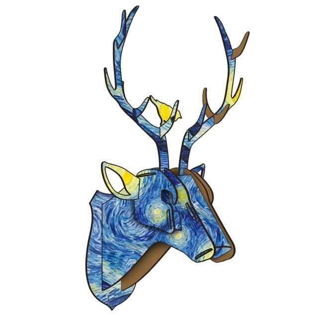 DIY Wall-Mounted Wooden Deer Head PeekWise