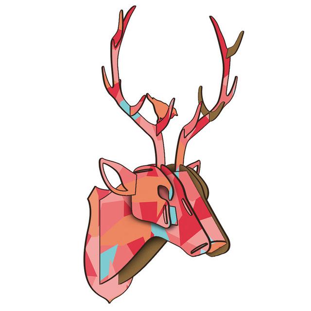 DIY Wall-Mounted Wooden Deer Head PeekWise