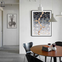 Thumbnail for Geometric Cube Poster PeekWise