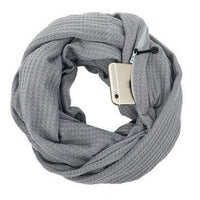 Thumbnail for Knit Infinity Scarf With Pocket