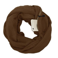 Thumbnail for Knit Infinity Scarf With Pocket