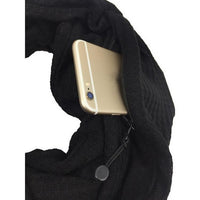 Thumbnail for Knit Infinity Scarf With Pocket