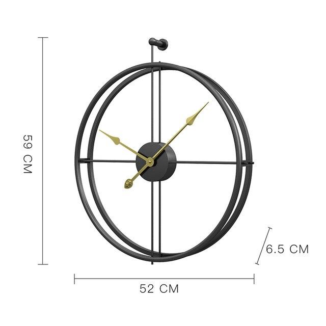 Minimalist Framed Wall Clock PeekWise