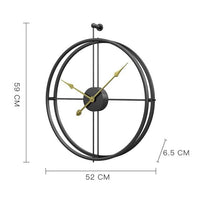 Thumbnail for Minimalist Framed Wall Clock PeekWise