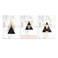 Thumbnail for Geometric Marble Pattern Wall Poster PeekWise