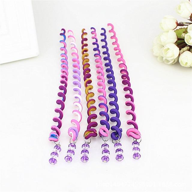 Kata - Rainbow Rolled Hair Braid Wraps
