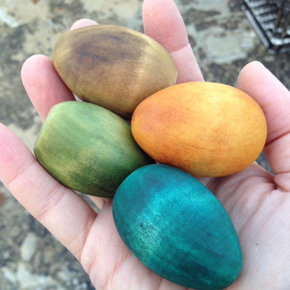 Easter Wooden Egg & Cups