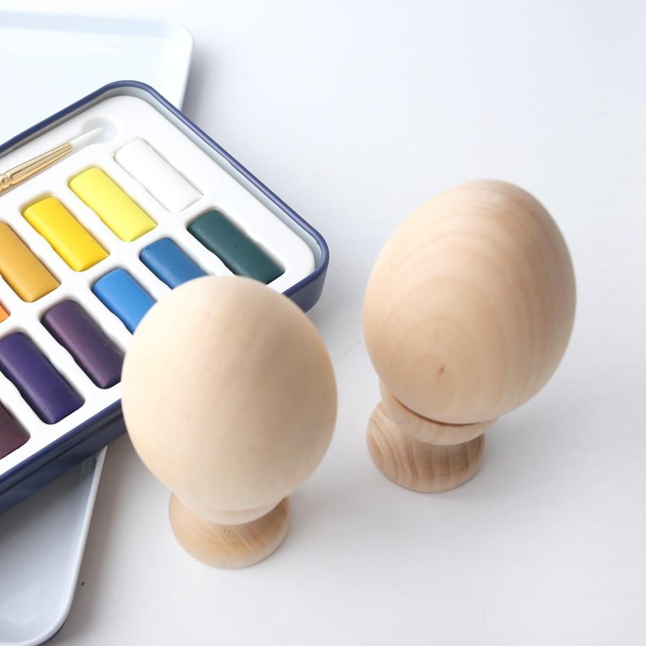 Easter Wooden Egg & Cups