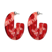 Thumbnail for Nora - Flat Semi Hoop Earrings