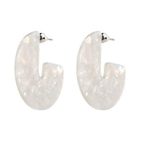 Thumbnail for Nora - Flat Semi Hoop Earrings