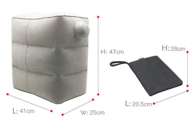Travfort - Inflatable Travel Foot Rest