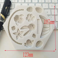 Thumbnail for Silicone Easter Molds -  Egg Rabbit Flower