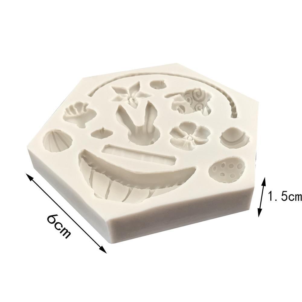 Silicone Easter Molds - Egg Rabbit Flower - Thumbnail 4