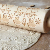 Thumbnail for Easter 3D Embossing Rolling Pin