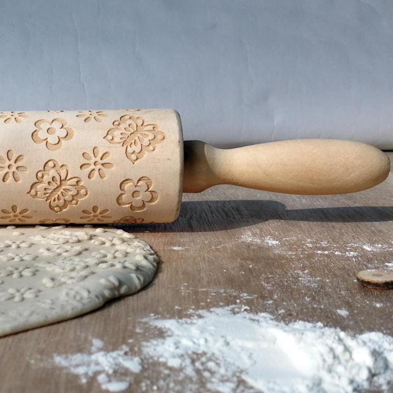 Easter 3D Embossing Rolling Pin