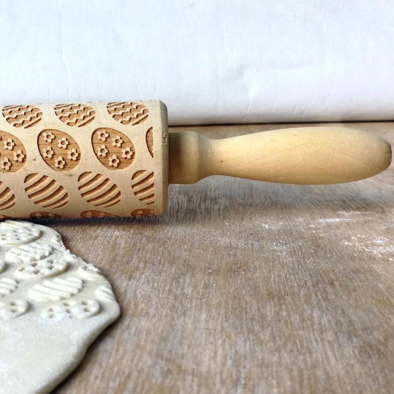 Easter 3D Embossing Rolling Pin