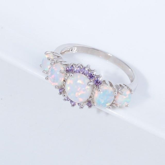 Lux -  Fire Opal Garnet Ring