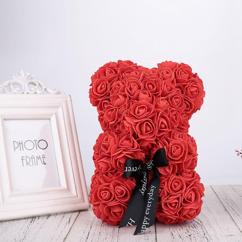 Valentine's Day Rosebud Bear