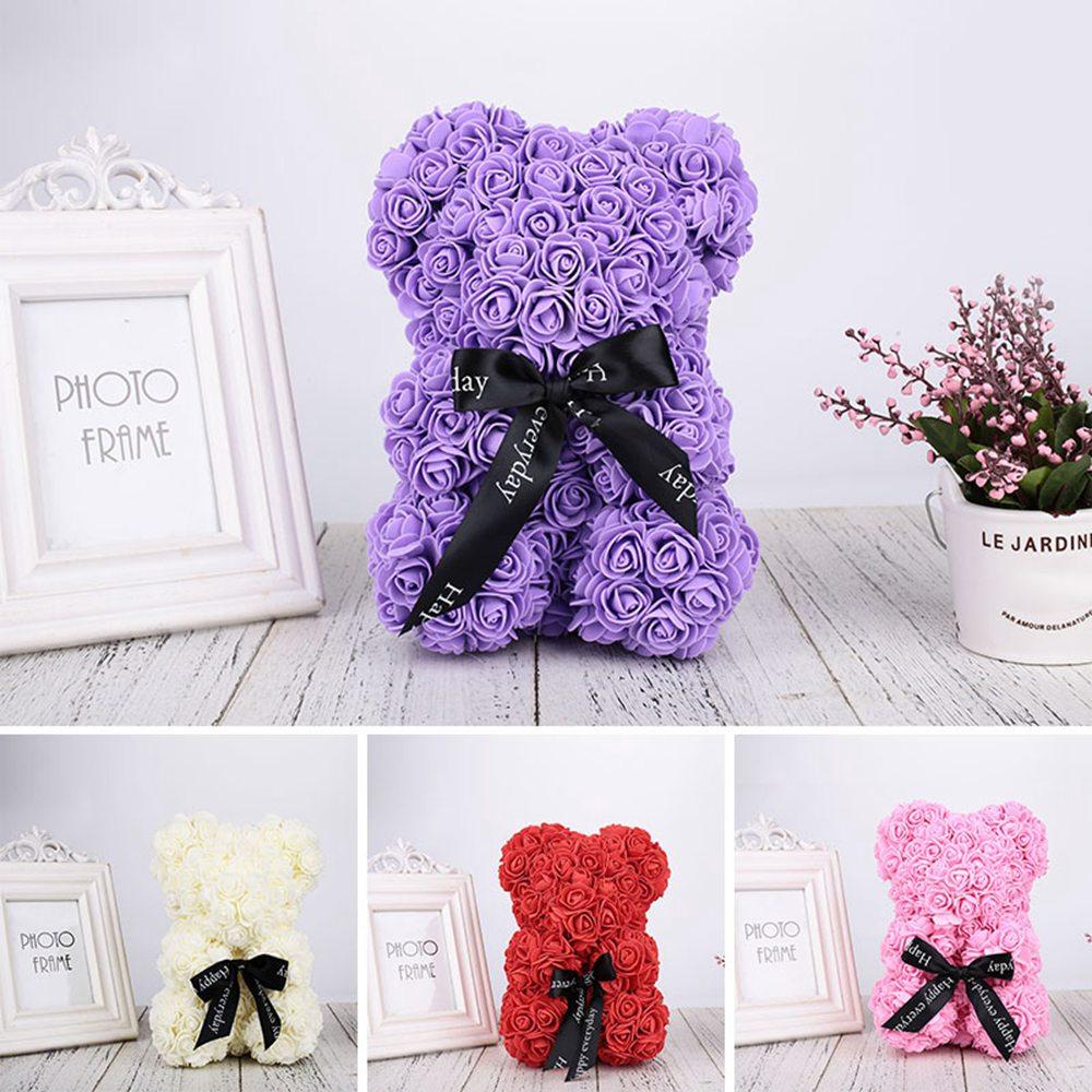 Valentine's Day Rosebud Bear