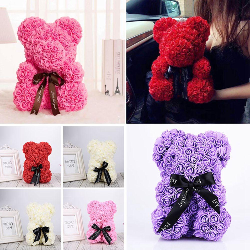 Valentine's Day Rosebud Bear