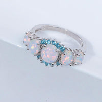 Thumbnail for Lux -  Fire Opal Garnet Ring