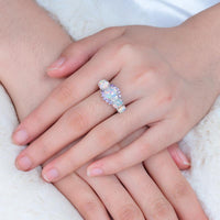 Thumbnail for Lux -  Fire Opal Garnet Ring