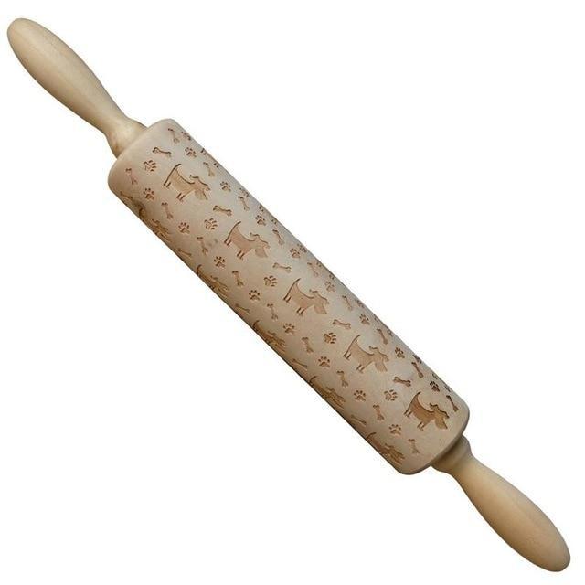 3D Rolling Pins - Lovely Heart, Dog Bone, Dinosaur