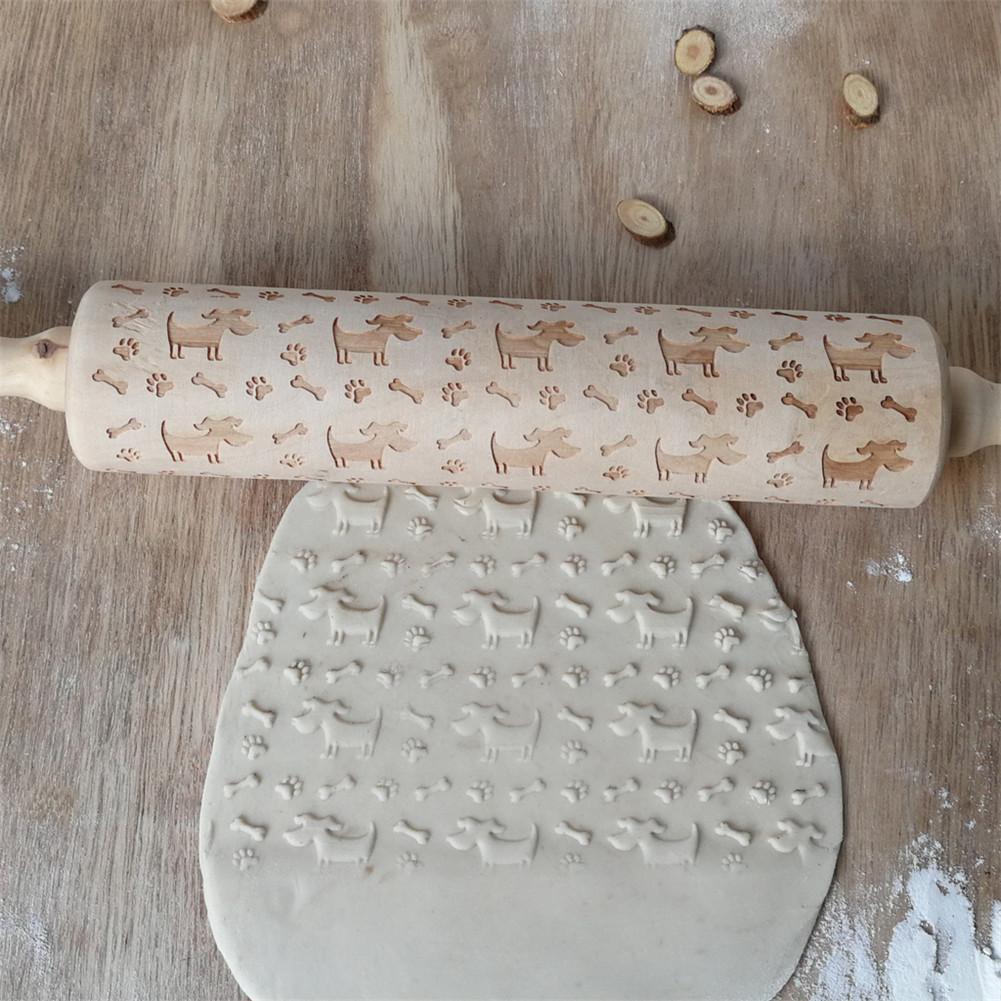 3D Rolling Pins - Lovely Heart, Dog Bone, Dinosaur