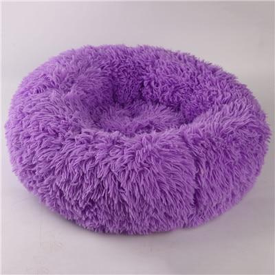 Mini - Round Fluffy Plush Pet Bed