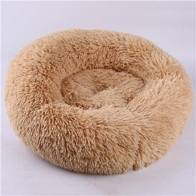 Mini - Round Fluffy Plush Pet Bed